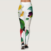 Vintage Blume Leggings (Rückseite)
