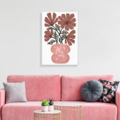 Vintage Blume Leinwanddruck (Insitu (Wohnzimmer))
