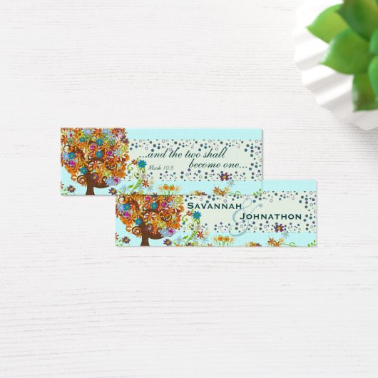 Vintage Blume Liebe Tree Hochzeitstags (Schreibtisch)