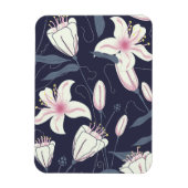 Vintage Blume Magnet (Vertikal)