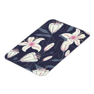Vintage Blume Magnet