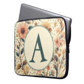 Vintage Blume Medley: Benutzerdefiniert Laptopschutzhülle (Vorderseite Links)