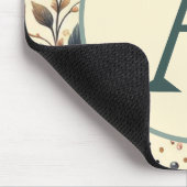 Vintage Blume Medley: Benutzerdefiniert Mousepad (Ecke)