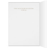 Vintage Blume - Menükarte (Innen (Links))