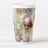Vintage Blume Milchtasse (Vorderseite)