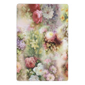 Vintage Blume Mini Klemmbrett (Rückseite)