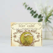 Vintage Blume Missouri Staat Postkarte (Stehend Vorderseite)