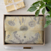 Vintage Blume mit Roots Decoupage Seidenpapier (Geschenk)