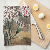 Vintage Blume mit variierter Narbenkarnation mit g Geschirrtuch (Viertel Falte)