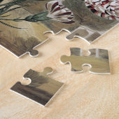 Vintage Blume mit variierter Narbenkarnation mit g Puzzle (Seite)