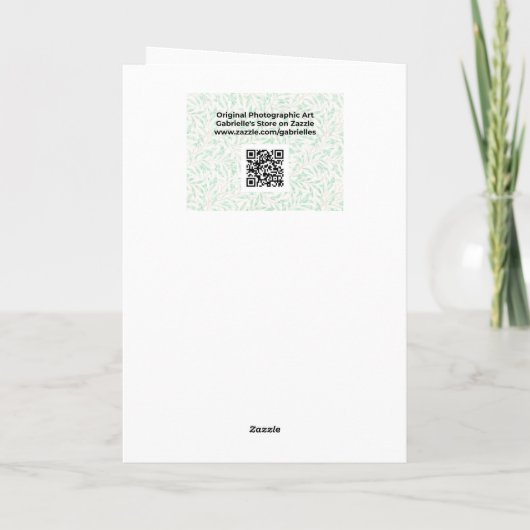 Vintage Blume Mittagessen Pink Osterkarte Dankeskarte (Rückseite)