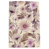 Vintage Blume Mittlere Geschenktüte (Vorderseite)