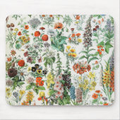 Vintage Blume Mousepad (Vorne)