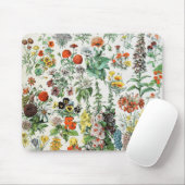 Vintage Blume Mousepad (Mit Mouse)