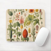 Vintage Blume Mousepad (Mit Mouse)