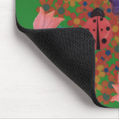 Vintage Blume Mousepad (Ecke)