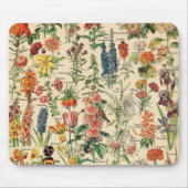 Vintage Blume Mousepad (Vorne)