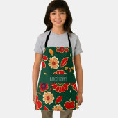 Vintage Blume Muster der Beete Schürze (Insitu)