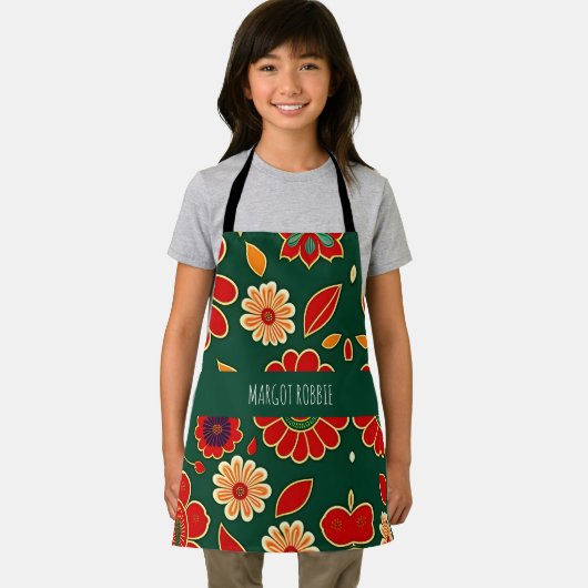 Vintage Blume Muster der Beete Schürze (Insitu)