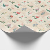 Vintage Blume-Muster von Redoute Wrapping Paper Geschenkpapier (Ecke)