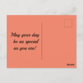 Vintage Blume Muttertag Postkarte (Rückseite)