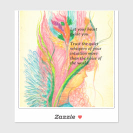 Vintage Blume nach Maß geschnitten Angel Vinyl Sti Aufkleber