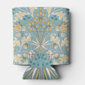 Vintage Blume, nahtlos blaue Blattspalte Dosenkühler (Rückseite)