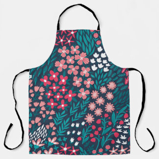 Vintage Blume nahtlos. Endlos wiederholt Schürze