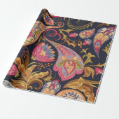 Vintage Blume nahtlos paisley Muster. Geschenkpapier (Ungerollt)