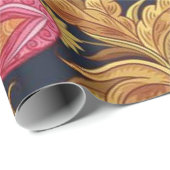 Vintage Blume nahtlos paisley Muster. Geschenkpapier (Rolleneckpunkt)