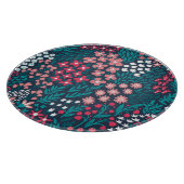 Vintage Blume Nahtlose Textur. Schneidebrett (Ecke)