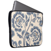 Vintage Blume nahtloses Musterelement. elegant Laptopschutzhülle (Vorne Rechts)