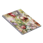 Vintage Blume Notizblock (Rechte Seite)
