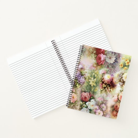 Vintage Blume Notizblock (Innenseite)