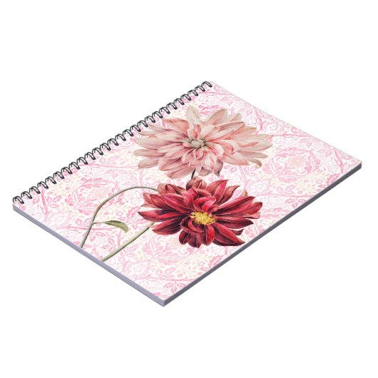 Vintage Blume Pair Journal-Notebook Notizblock (Linke Seite)