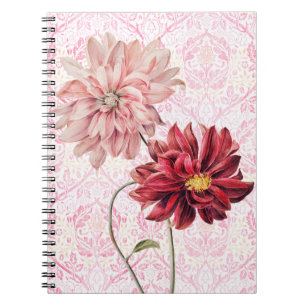 Vintage Blume Pair Journal-Notebook Notizblock