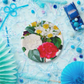 Vintage Blume Pappteller (Party)