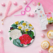 Vintage Blume Pappteller (Party)