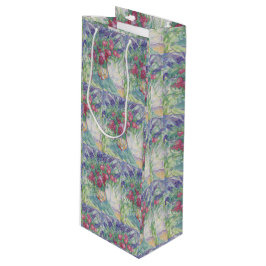 Vintage Blume Peonies Anemones and Lupins Geschenktüte Für Weinflaschen