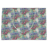 Vintage Blume Peonies Anemones and Lupins Große Geschenktüte (Vorderseite)