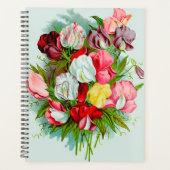 Vintage Blume Planer (Vorderseite)