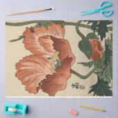 Vintage Blume Poppy Seidenpapier (Basteln)
