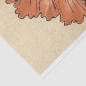Vintage Blume Poppy Seidenpapier (Ausschnitt)