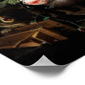 Vintage Blume Poster (Ecke)