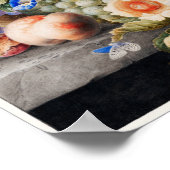 Vintage Blume Poster (Ecke)