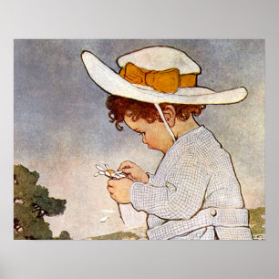 Vintage Blume Poster