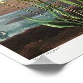 Vintage Blume Poster (Ecke)