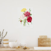 Vintage Blume Poster (Küche)
