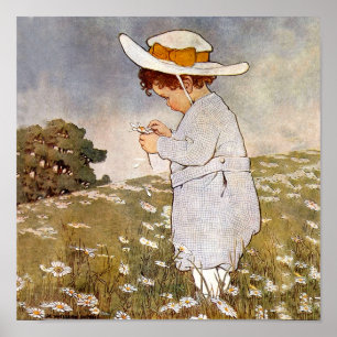 Vintage Blume Poster