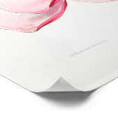 Vintage Blume Poster (Ecke)